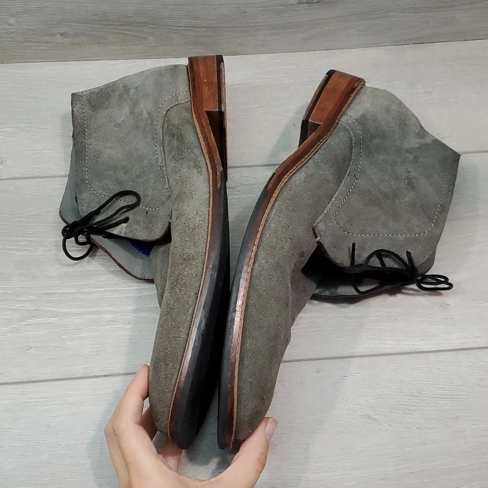 Ted Baker London Mens Linnus Ankle High Tip Suede Chukka Boots shoes sz 11.5